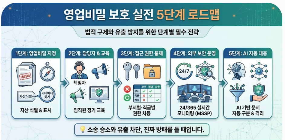 중소기업을 살리는 영업비밀 보호 ‘실전 5단계’